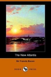 book cover of Uusi Atlantis by Francis Bacon