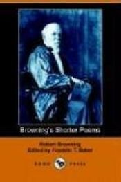 book cover of Browning's Shorter Poems by ロバート・ブラウニング