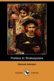 book cover of Preface To Shakespeare's Plays by Samuel Johnson