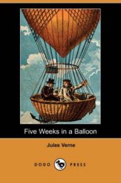 book cover of Five Weeks in a Balloon by Жюль Верн