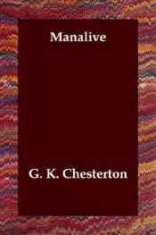 book cover of Manalive by Гилберт Кит Честертон