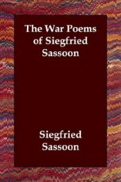book cover of The War poems of Siegfried Sassoon by زیگفرید ساسون