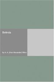 book cover of Belinda by Alans Aleksandrs Milns
