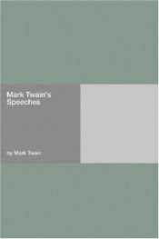 book cover of Speeches (The Oxford Mark Twain) by Mark Tven