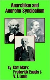 book cover of Anarchism and Anarcho-Syndicalism by Karol Marks