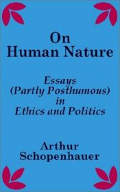 book cover of On Human Nature: Essays in Ethics and Politics (Dover Books on Western Philosophy) by شوپنہائر