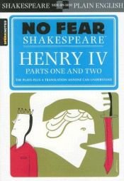 book cover of No Fear Shakespeare: Henry IV Parts One and Two by Viljamas Šekspyras