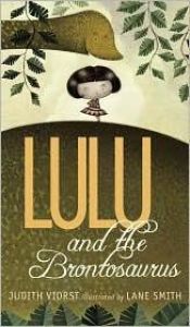 book cover of Lulu and the brontosaurus by Judith Viorst