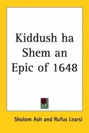 book cover of Kiddush Ha-Shem: An Epic of 1648 by Schalom Asch