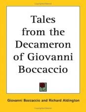 book cover of The tales from the Decameron by Giovanni Boccaccio
