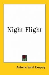 book cover of Night flight by Antoine de Saint-Exupéry
