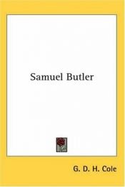book cover of Samuel Butler by G. D. H Cole