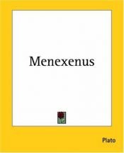 book cover of Menexenus [Inclusions] by Platonas