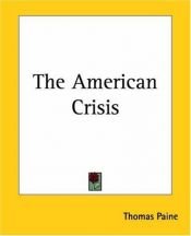 book cover of The American Crisis by Томас Пејн