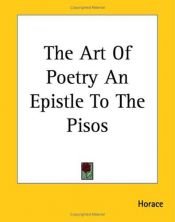 book cover of On the art of poetry by Horācijs