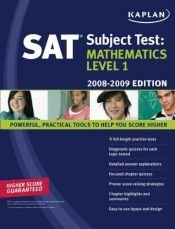 book cover of "Kaplan SAT Subject Test: Mathematics Level 1" by Kaplan