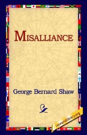 book cover of Misalliance by जार्ज बर्नार्ड शा