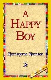 book cover of A Happy Boy by Bjørnstjerne Bjørnson