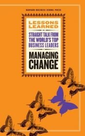 book cover of Managing Change (Lessons Learned) by Fifty Lessons