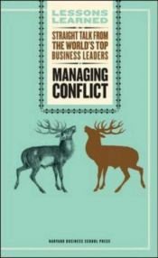 book cover of Managing conflict by Harvard Business School Press