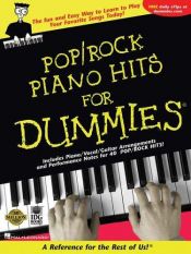 book cover of Pop & rock piano hits for dummies by Hal Leonard Corporation