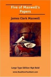 book cover of Five of Maxwell's Papers (Webster's Spanish Thesaurus Edition) by James Clerk Maxwell