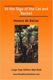 book cover of At the Sign of the Cat & Racket by Honoré de Balzac