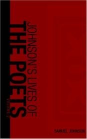 book cover of Lives of the English Poets-Vol II by Samuel Johnson