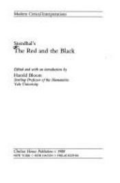 book cover of Stendhal's The red and the black by Harold Bloom