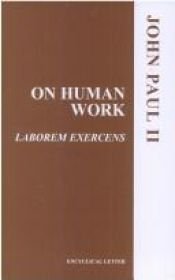 book cover of On Human Work by Jonas Paulius II