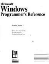 book cover of Microsoft Windows Programmer's Reference (Microsoft Windows Programmer's Reference Library) by Microsoft