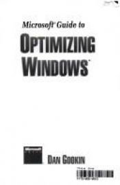 book cover of Microsoft Guide to Optimizing Windows by Dan Gookin