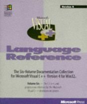 book cover of Microsoft Visual C++: C Language Reference (Microsoft Visual C++) by Microsoft