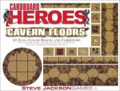 book cover of Cardboard Heroes Cavern Floors by Steve Jackson