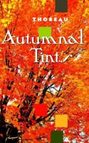 book cover of Autumnal tints by Χένρι Ντέιβιντ Θόρω