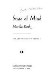 book cover of State of mind by Martha Ronk