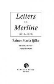 book cover of Letters to Merline, 1919-1922 by Rainers Marija Rilke