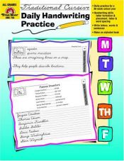 book cover of Daily Handwriting Practice: Contemporary Cursive by Jill Norris