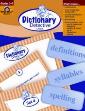 book cover of Dictionary Detective Cards by Jo Ellen Moore