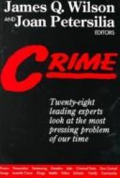 book cover of Crime by James Q. Wilson