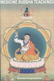 book cover of Medicine Buddha teachings by Thrangu Rinpoche