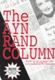 book cover of The Ayn Rand Column by Ayn Rand