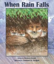 book cover of When Rain Falls by Melissa Stewart