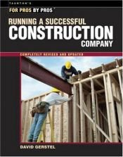 book cover of Running a successful construction company by David Gerstel