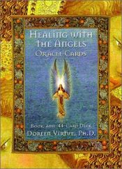 book cover of Healing with the Angels Oracle Cards by Doreen Virtue