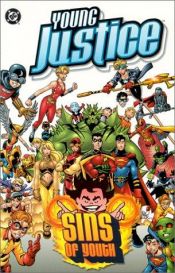 book cover of Young justice : sins of youth by Πίτερ Ντέιβιντ