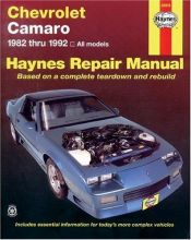 book cover of Chevrolet Camaro, 1982-1992 by John Haynes