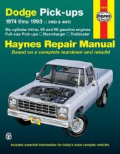 book cover of Dodge Fullsize Pickup '74'93 (Haynes Manuals) by The Nichols/Chilton Editors