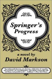 book cover of Springer's progress by David Markson