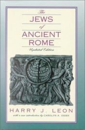 book cover of The Jews of Ancient Rome by Harry J. Leon